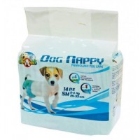 Pañales para perro. Talla S
